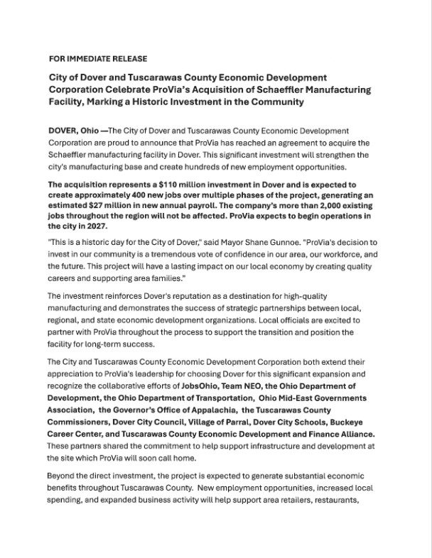 Press Release Page 1
